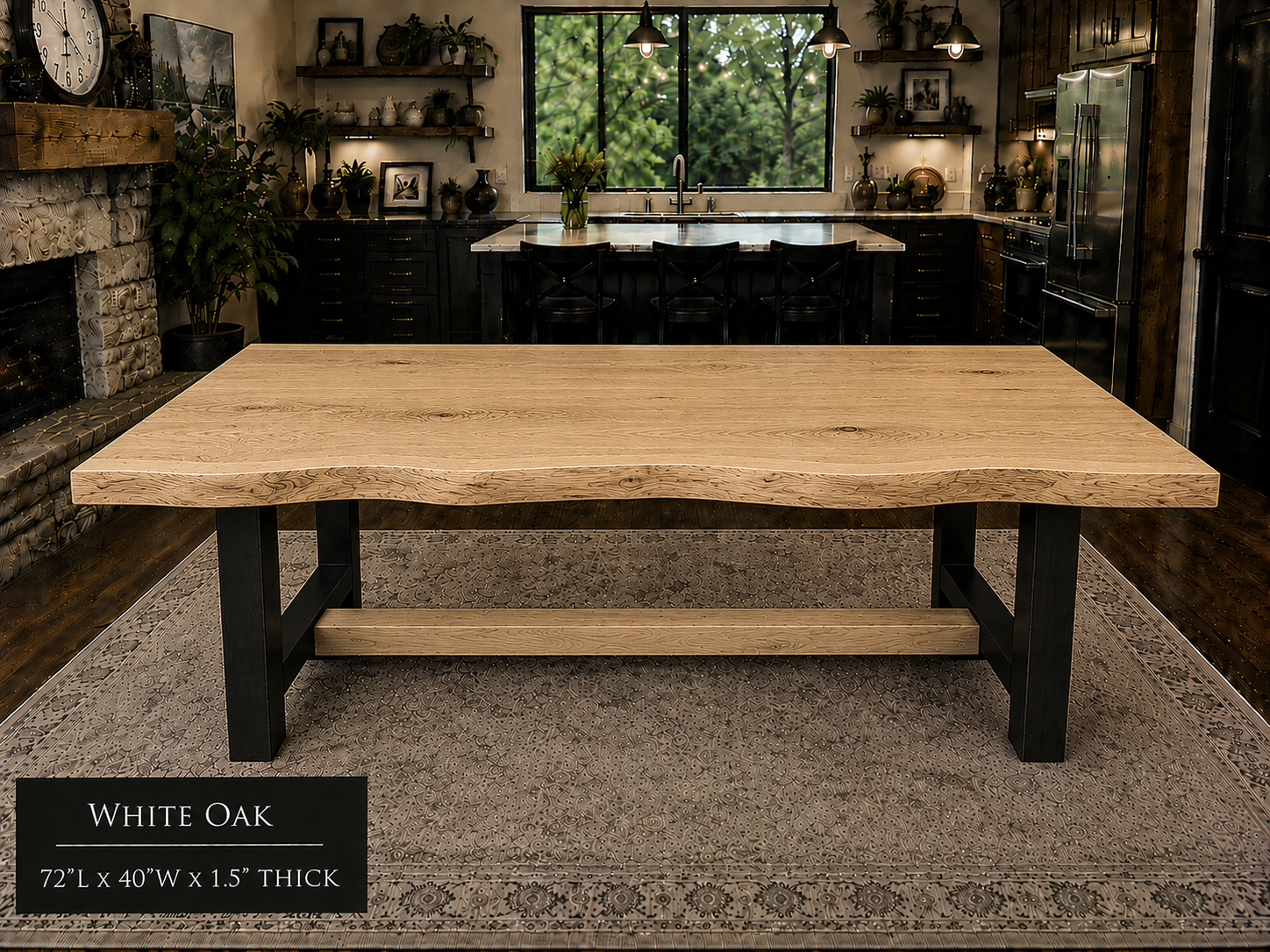 Custom Dining Room, Living Room or Kitchen Tables (Live Edge)