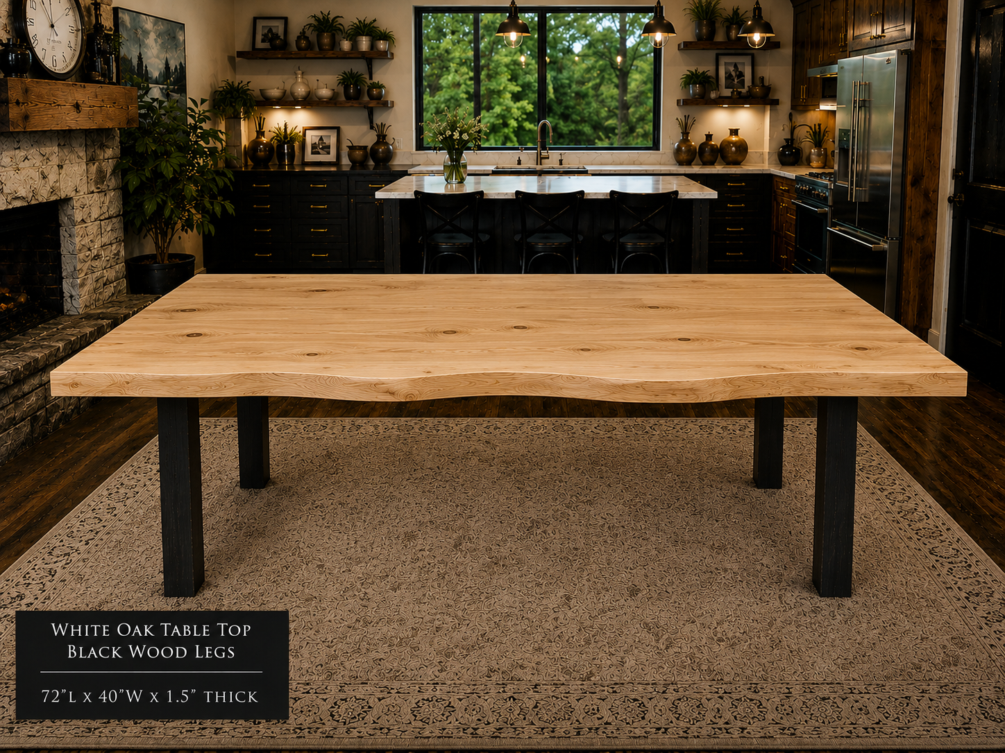 Custom Dining Room, Living Room or Kitchen Tables (Live Edge)