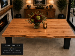 Custom Dining Room, Living Room or Kitchen Tables (Live Edge)