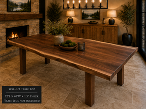 Custom Dining Room, Living Room or Kitchen Tables (Live Edge)