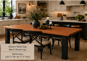 Custom Dining Room, Living Room or Kitchen Tables