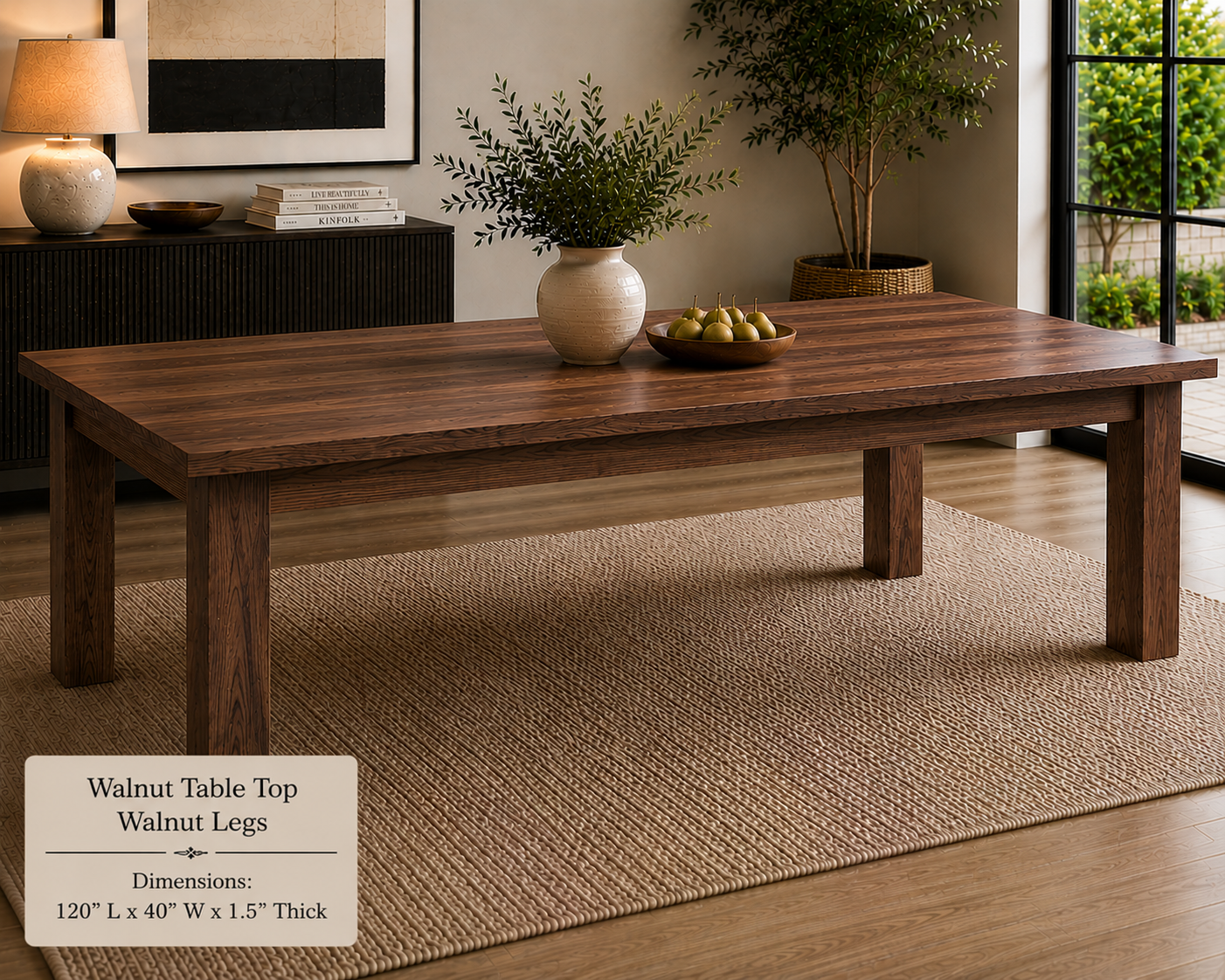 Custom Dining Room, Living Room or Kitchen Tables