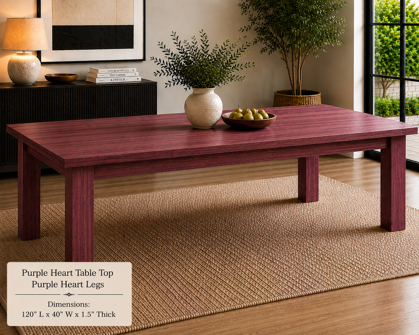 Custom Dining Room, Living Room or Kitchen Tables
