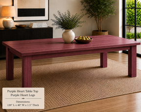 Custom Dining Room, Living Room or Kitchen Tables