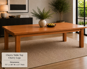 Custom Dining Room, Living Room or Kitchen Tables