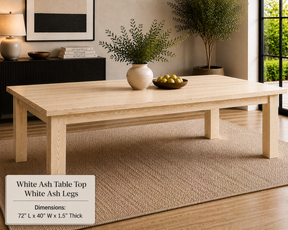 Custom Dining Room, Living Room or Kitchen Tables