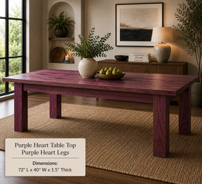 Custom Dining Room, Living Room or Kitchen Tables