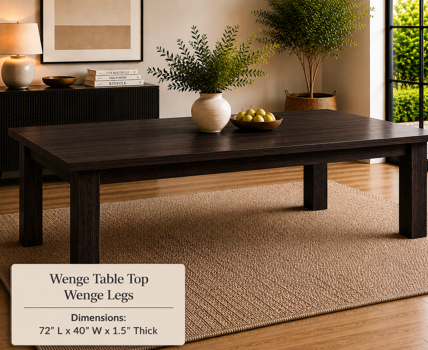 Custom Dining Room, Living Room or Kitchen Tables