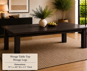 Custom Dining Room, Living Room or Kitchen Tables