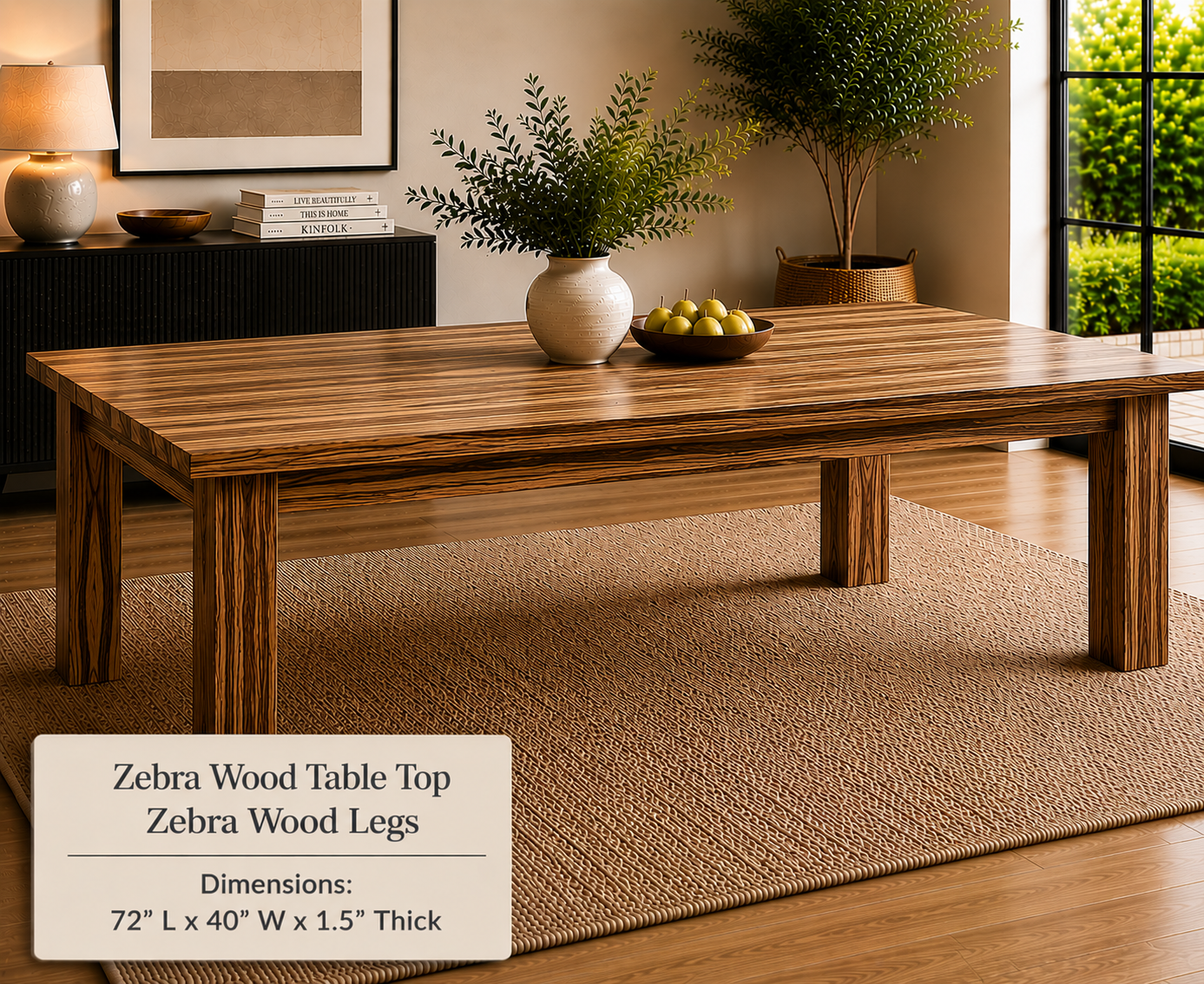 Custom Dining Room, Living Room or Kitchen Tables