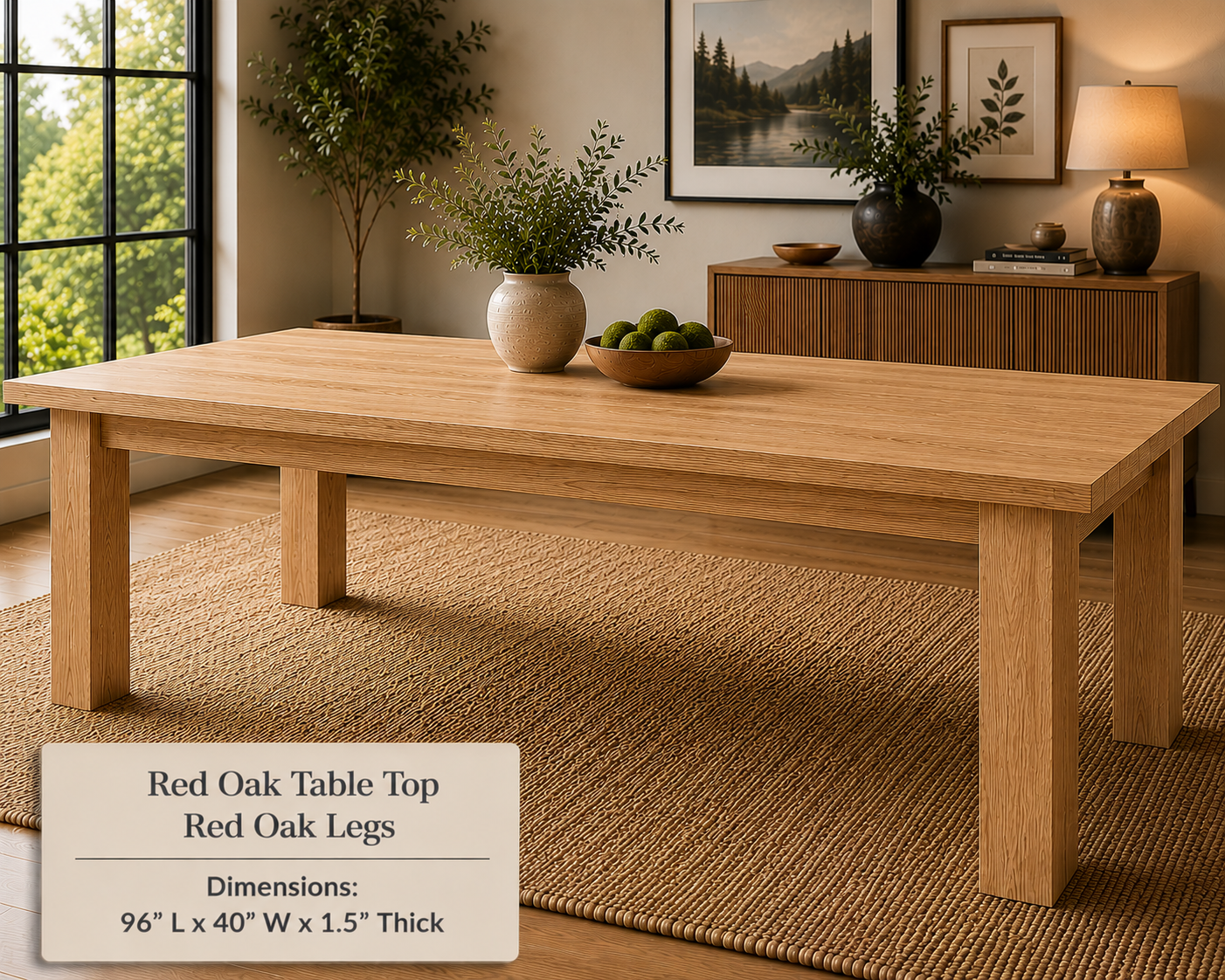 Custom Dining Room, Living Room or Kitchen Tables