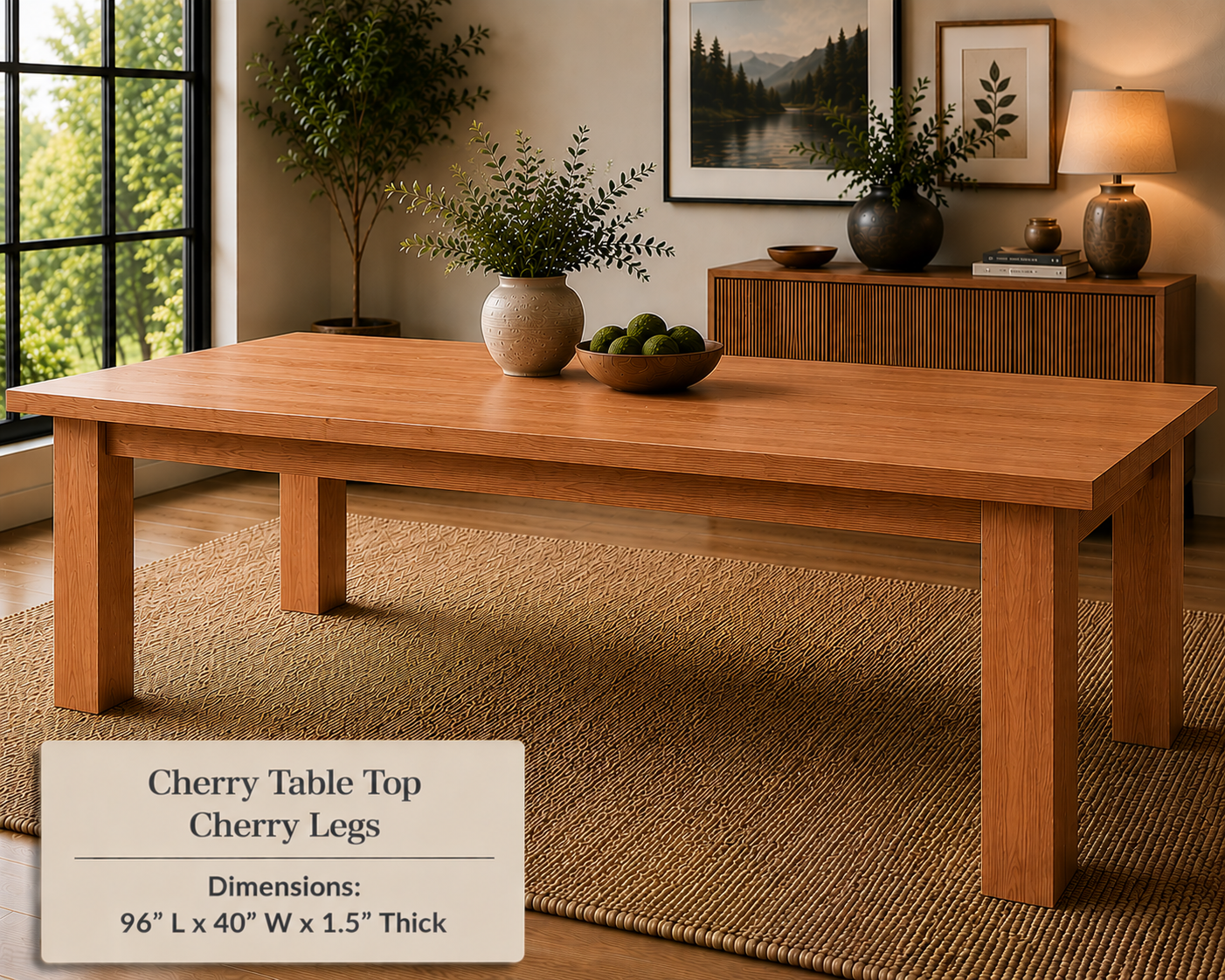 Custom Dining Room, Living Room or Kitchen Tables