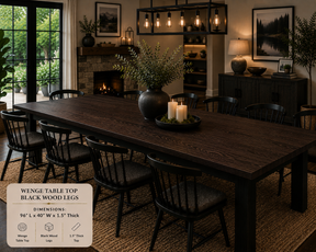 Custom Dining Room, Living Room or Kitchen Tables
