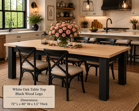 Custom Dining Room, Living Room or Kitchen Tables