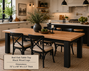 Custom Dining Room, Living Room or Kitchen Tables