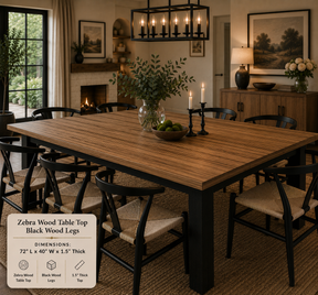 Custom Dining Room, Living Room or Kitchen Tables