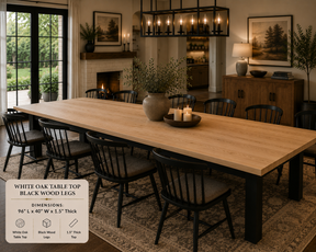Custom Dining Room, Living Room or Kitchen Tables