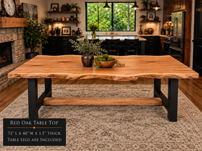 Custom Dining Room, Living Room or Kitchen Tables (Live Edge)