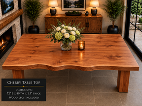 Custom Dining Room, Living Room or Kitchen Tables (Live Edge)