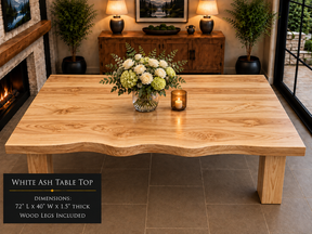 Custom Dining Room, Living Room or Kitchen Tables (Live Edge)