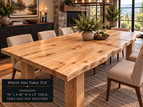 Custom Dining Room, Living Room or Kitchen Tables (Live Edge)