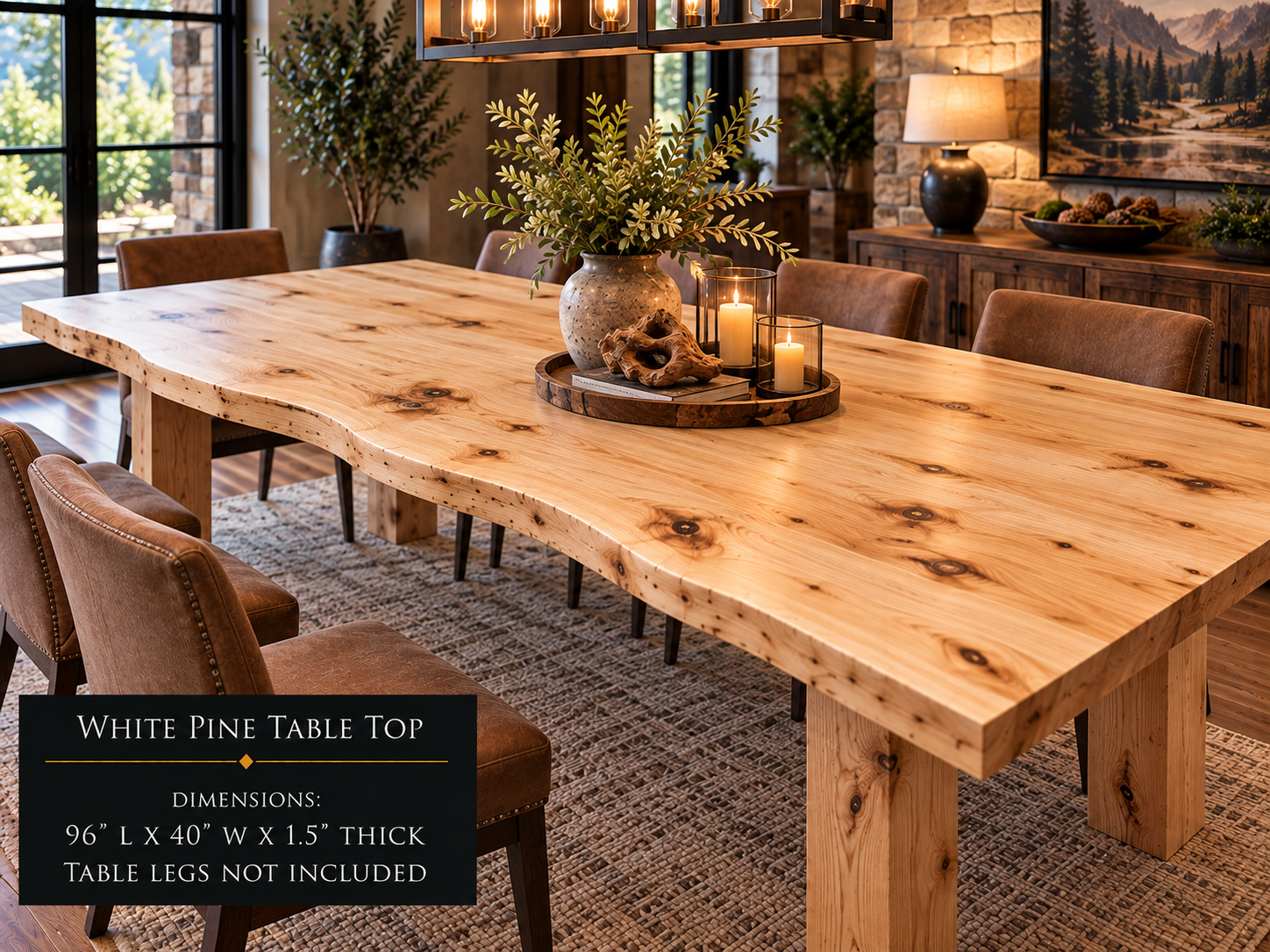Custom Dining Room, Living Room or Kitchen Tables (Live Edge)