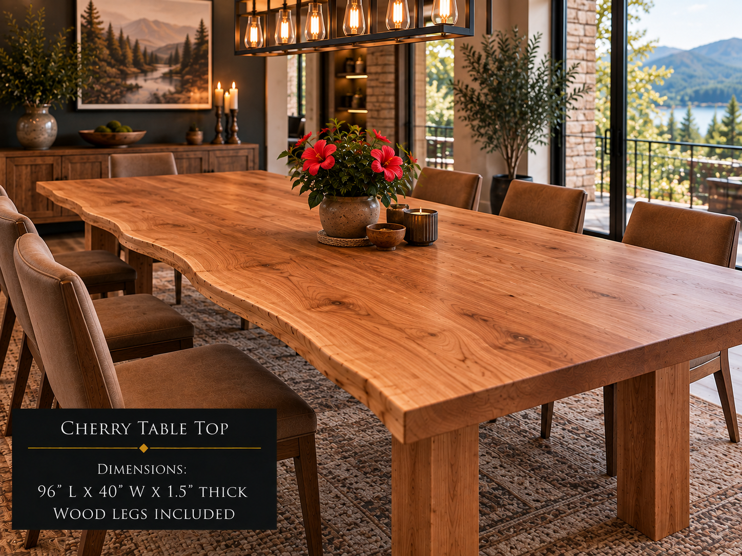 Custom Dining Room, Living Room or Kitchen Tables (Live Edge)
