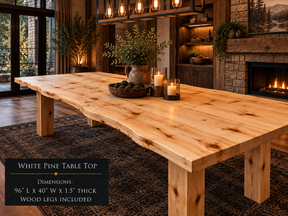 Custom Dining Room, Living Room or Kitchen Tables (Live Edge)