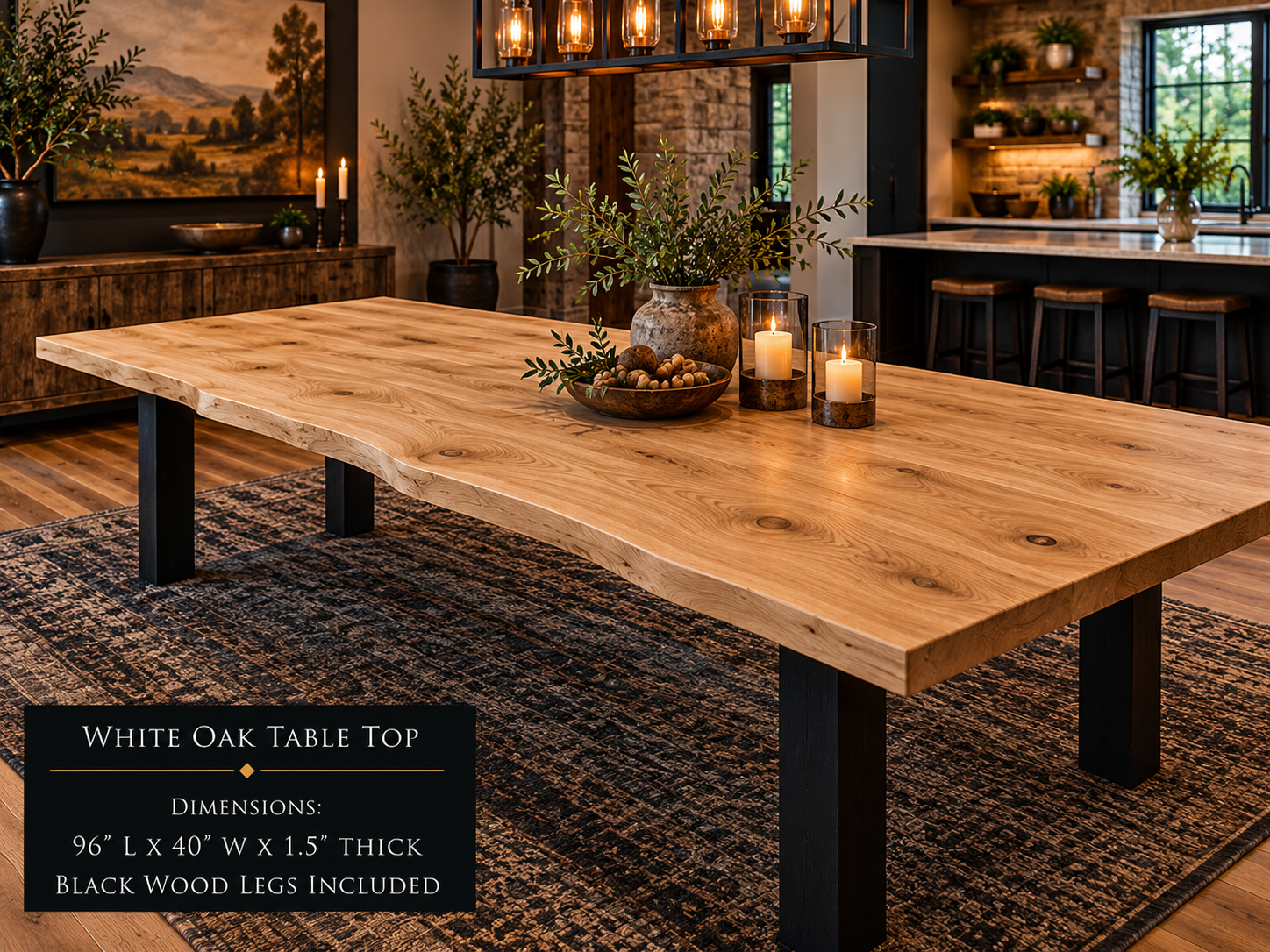 Custom Dining Room, Living Room or Kitchen Tables (Live Edge)