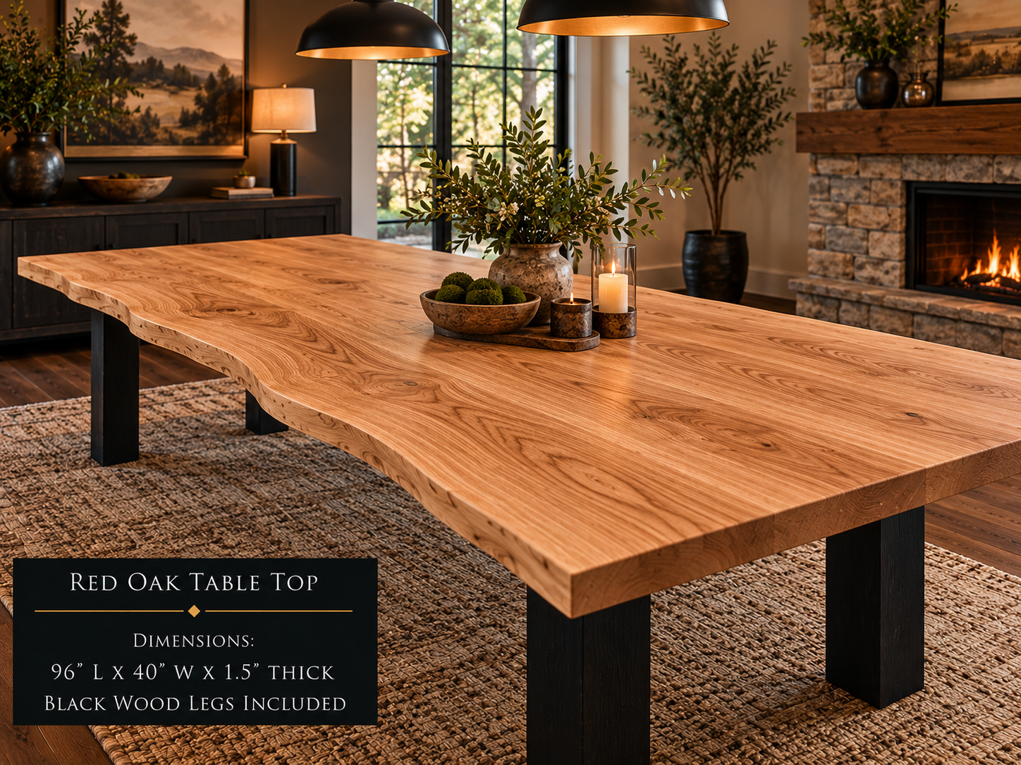 Custom Dining Room, Living Room or Kitchen Tables (Live Edge)
