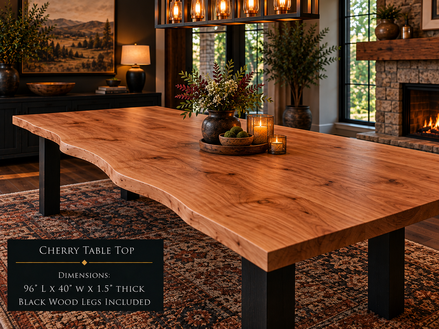 Custom Dining Room, Living Room or Kitchen Tables (Live Edge)