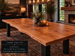 Custom Dining Room, Living Room or Kitchen Tables (Live Edge)