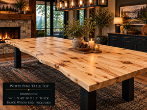 Custom Dining Room, Living Room or Kitchen Tables (Live Edge)