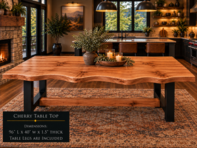 Custom Dining Room, Living Room or Kitchen Tables (Live Edge)
