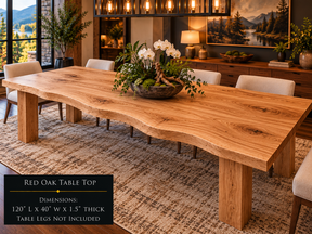Custom Dining Room, Living Room or Kitchen Tables (Live Edge)