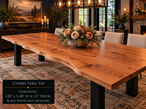 Custom Dining Room, Living Room or Kitchen Tables (Live Edge)