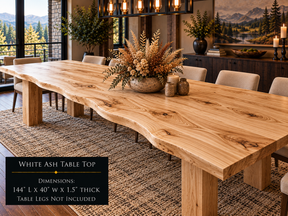 Custom Dining Room, Living Room or Kitchen Tables (Live Edge)