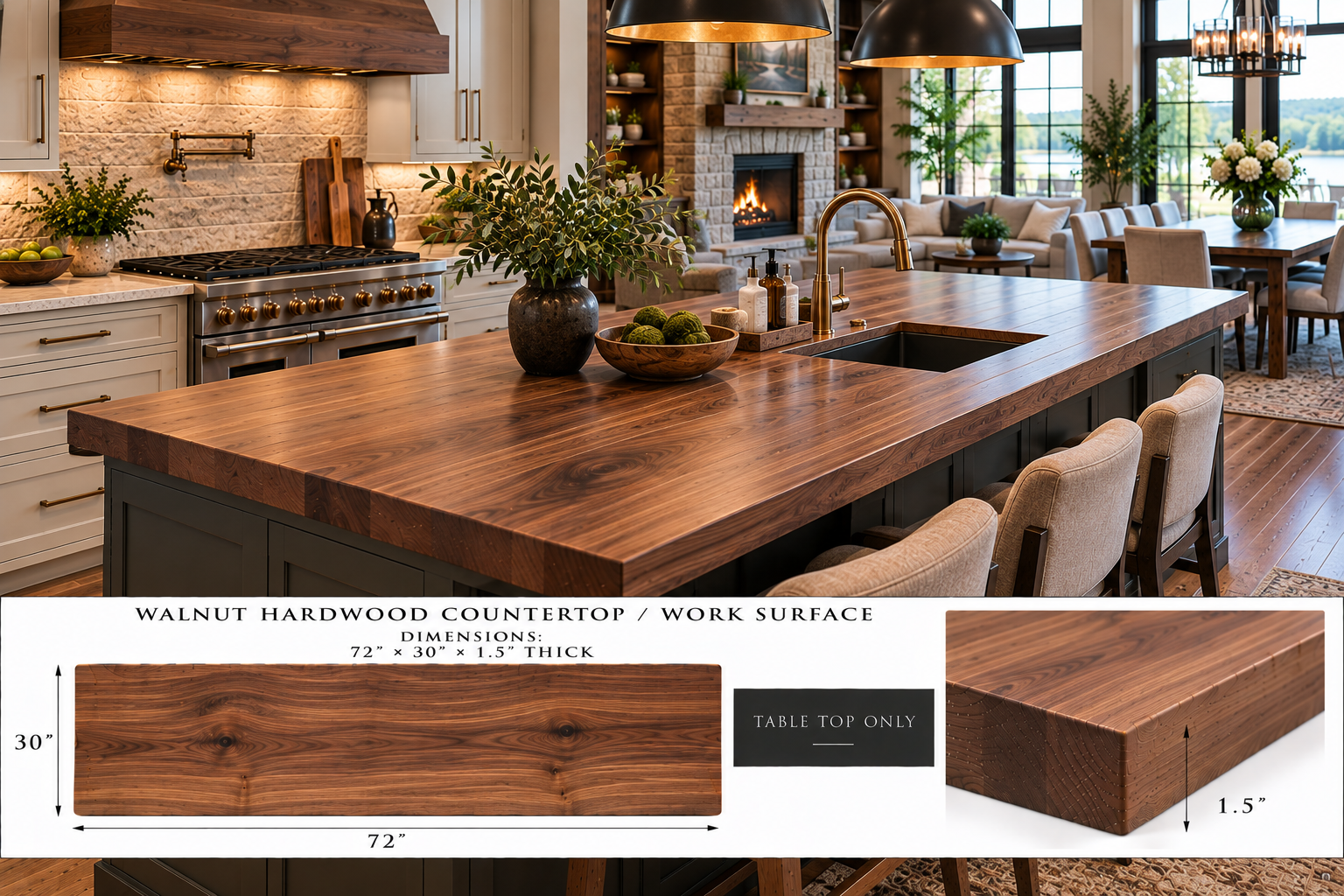 Hardwood Countertops / Work Surfaces