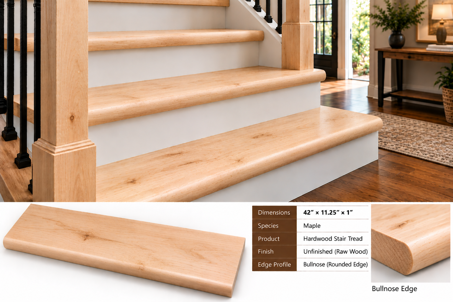 Hardwood Stair Treads Not Finished