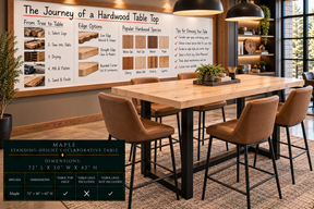 Standing-Height Collaborative Tables