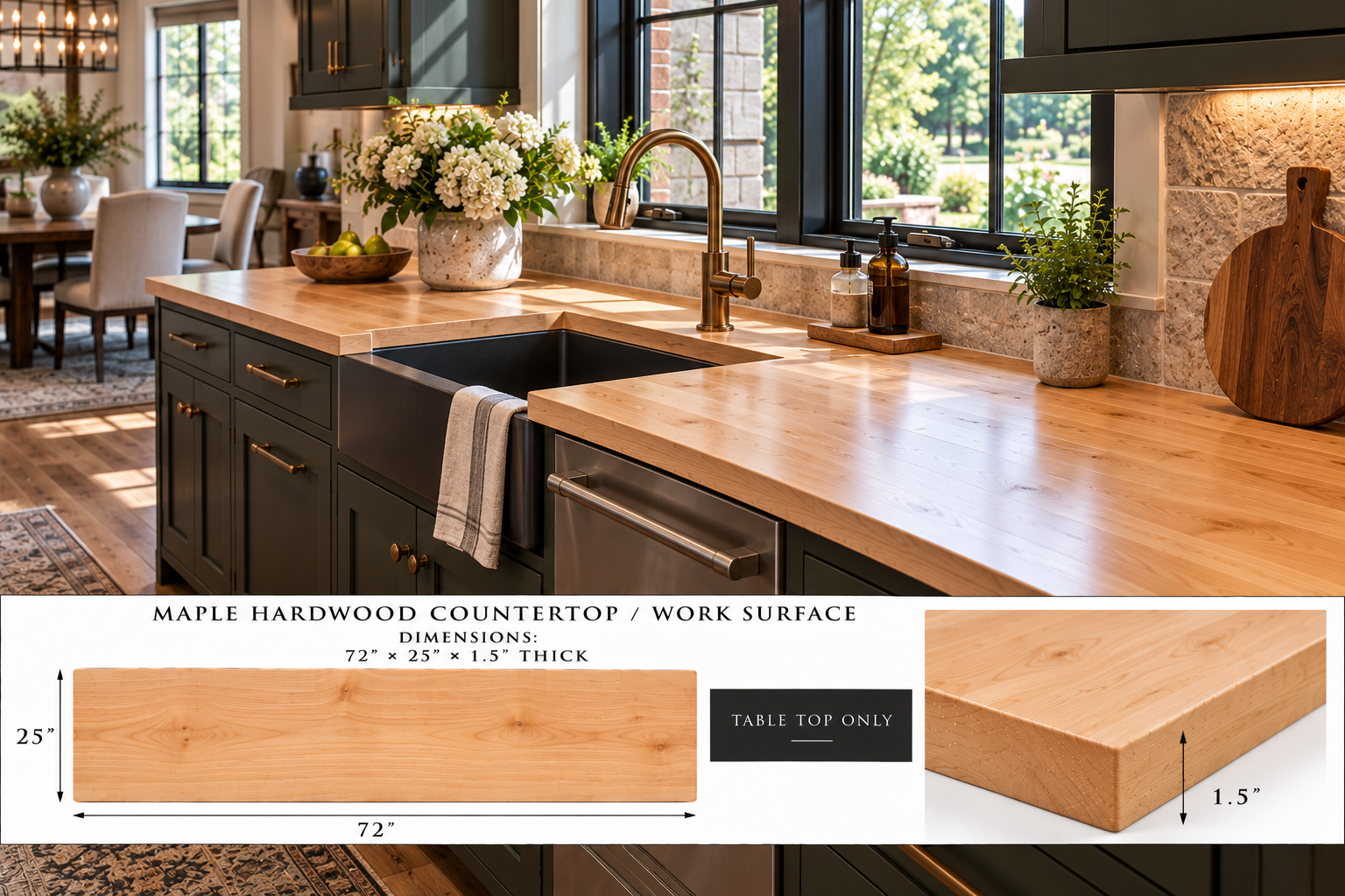 Hardwood Countertops / Work Surfaces