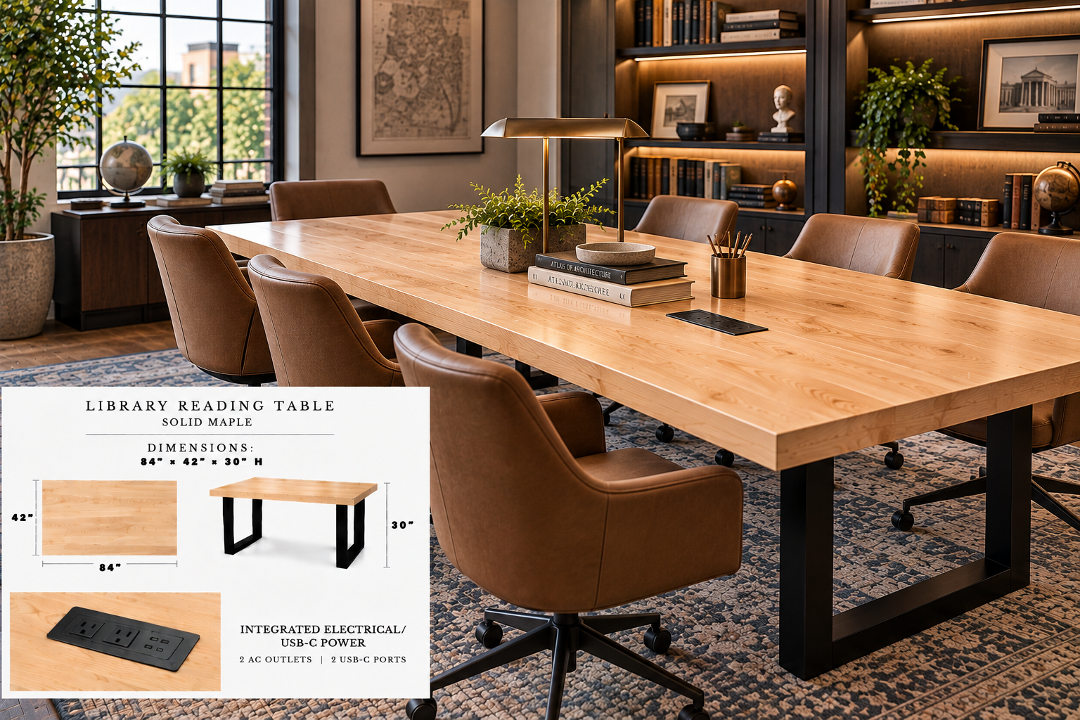 Library Reading Tables