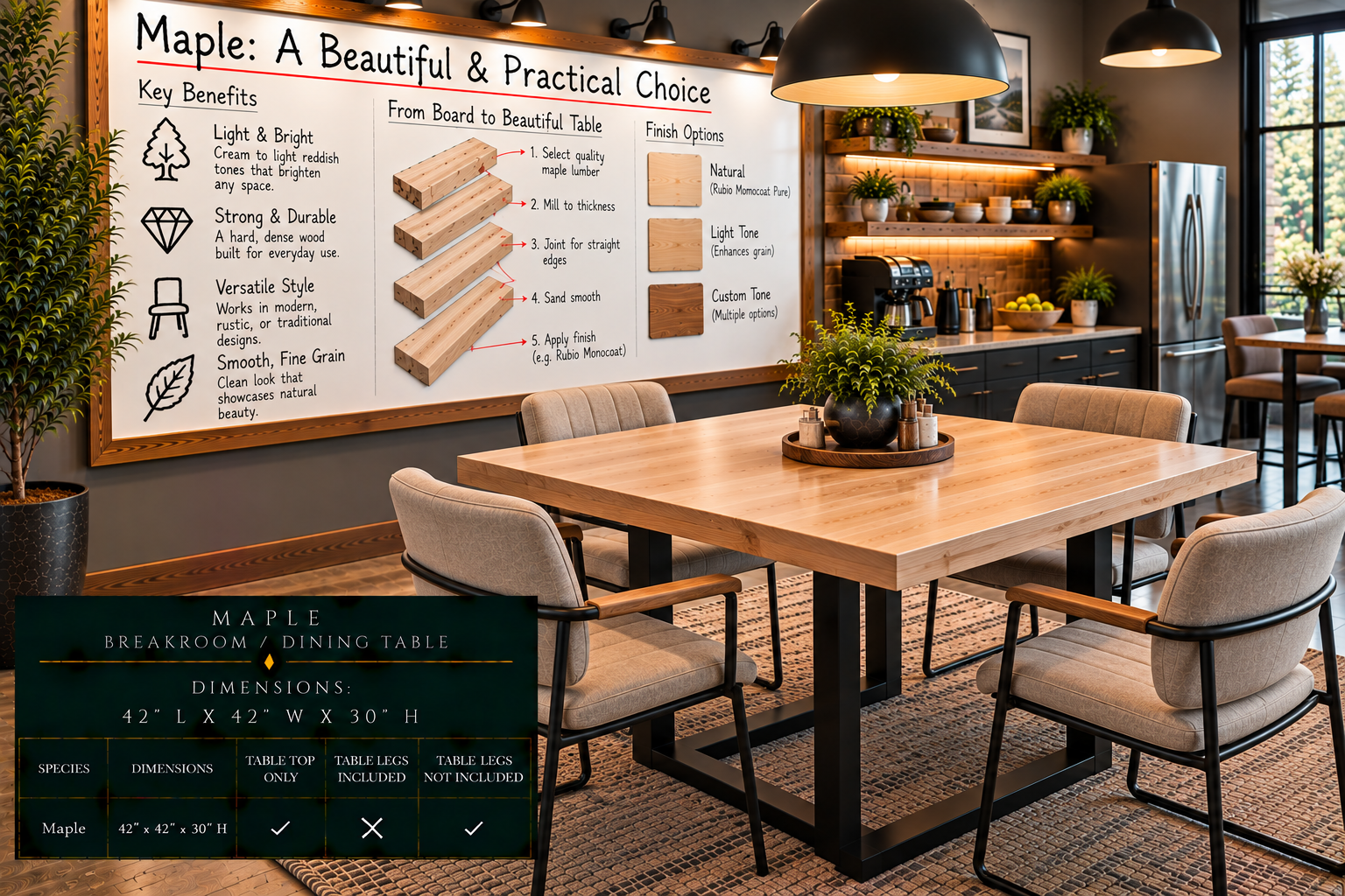 Breakroom / Dining Tables (Square)