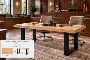 Government / Courthouse Counsel Tables