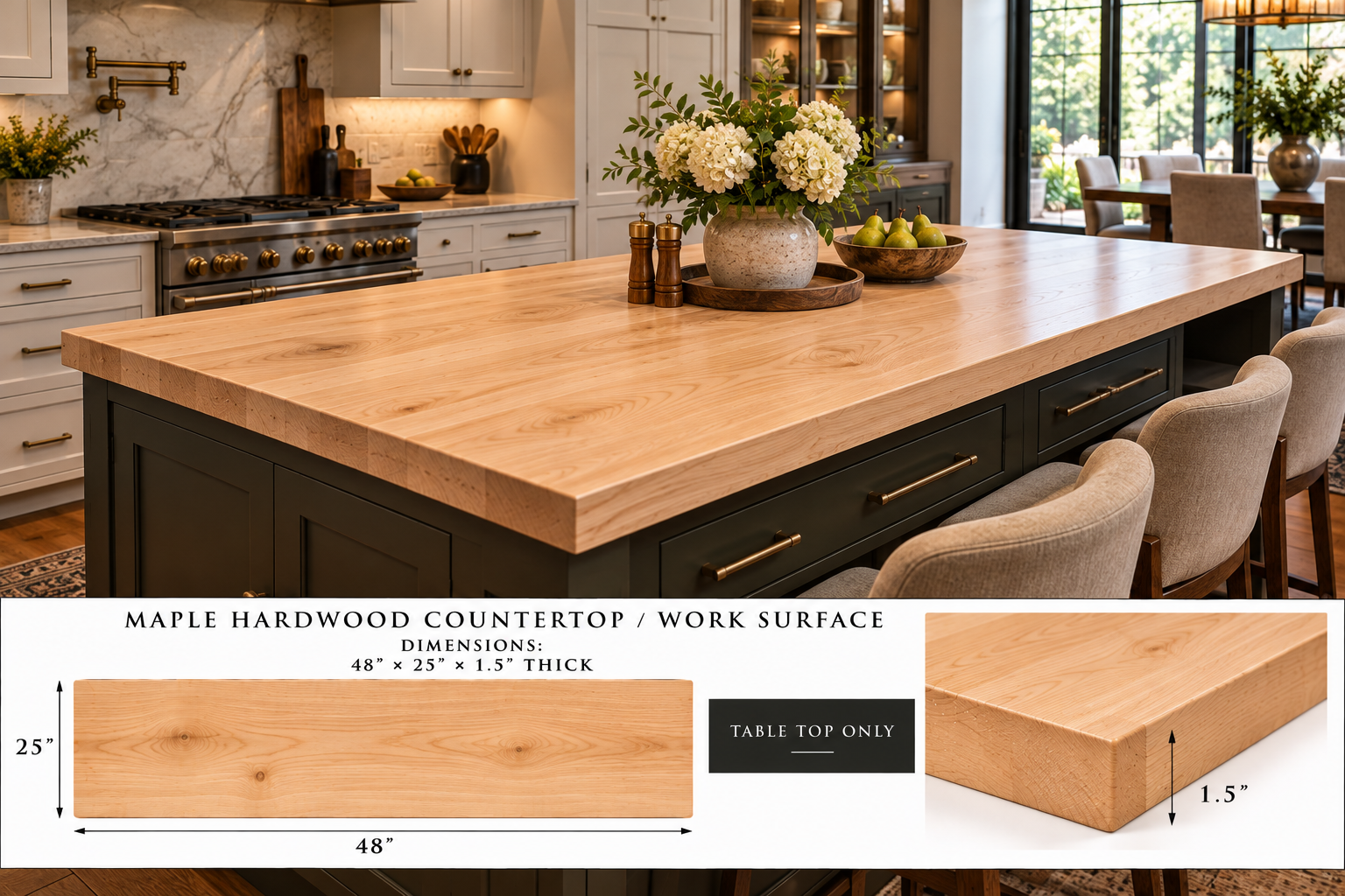 Hardwood Countertops / Work Surfaces