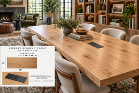 Library Reading Tables