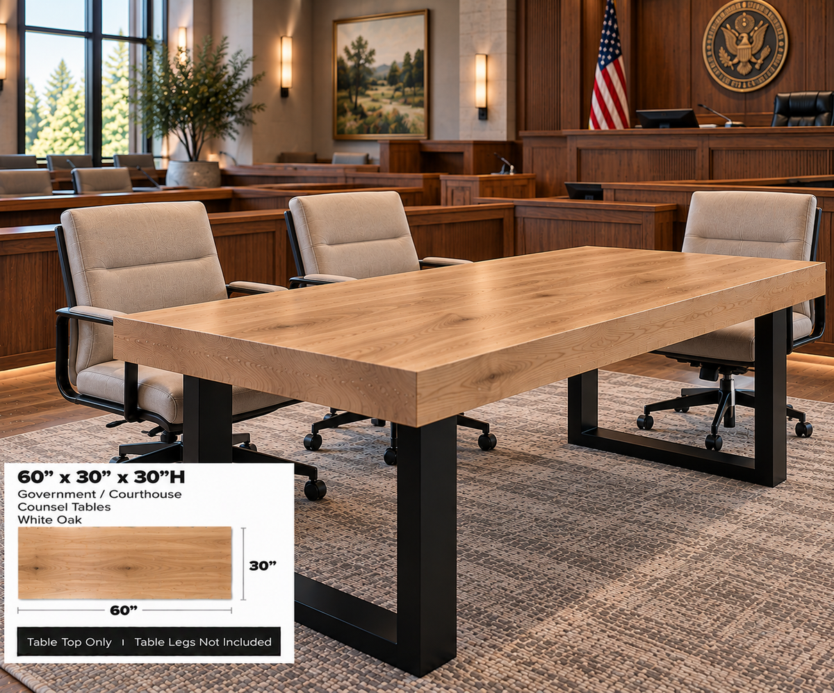 Government / Courthouse Counsel Tables