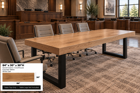 Government / Courthouse Counsel Tables