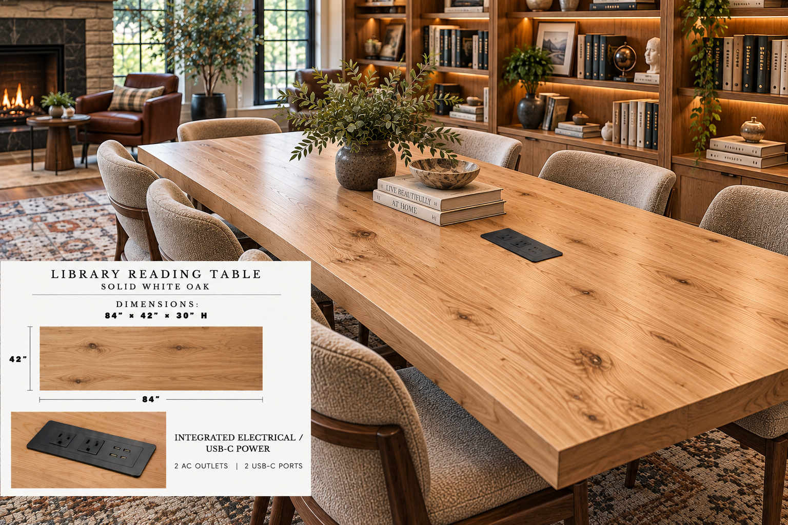 Library Reading Tables