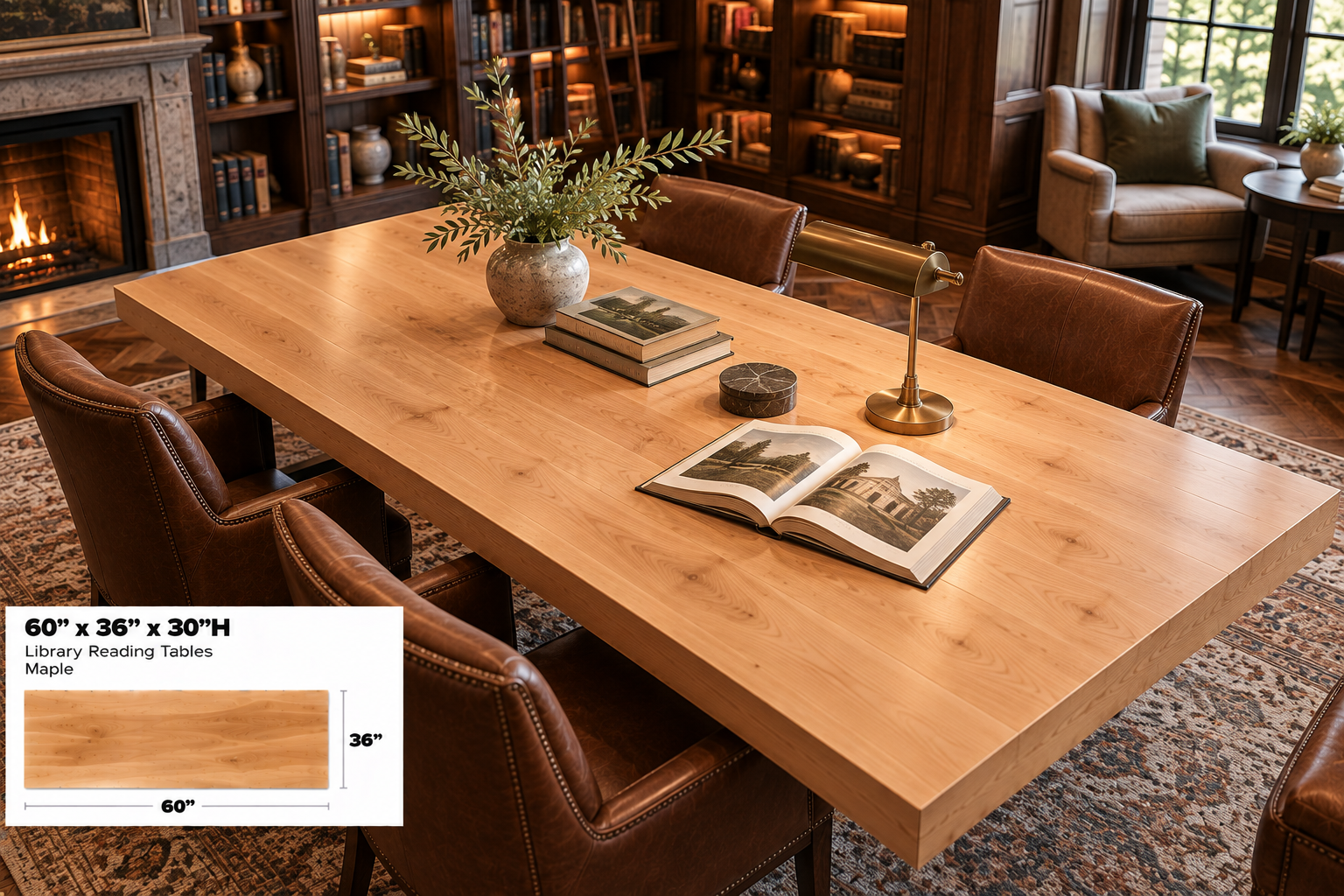 Library Reading Tables